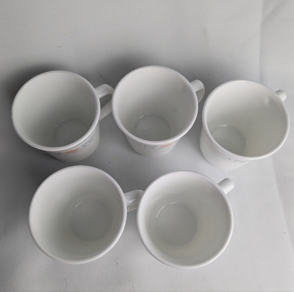 BUNDLE Of 5 Corelle Dinning Apricot Grove Coffee Mug CORNINGWARE USA Vintage 90 - Picture 3 of 8